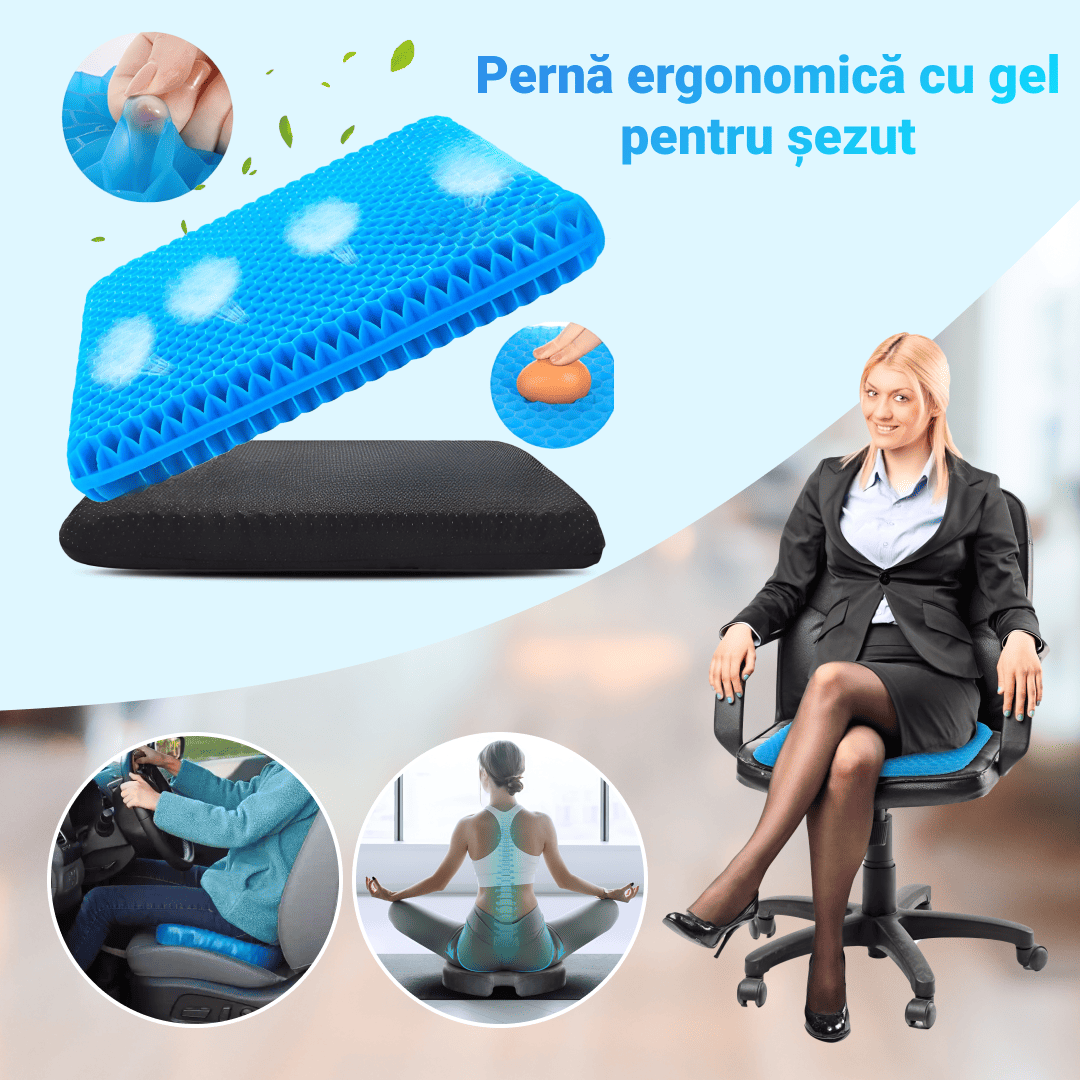 Pernă ergonomică pentru șezut