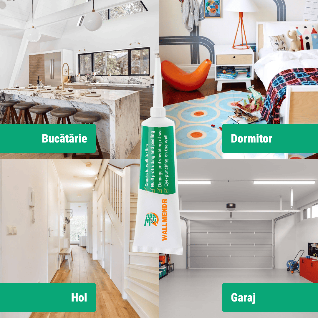WALLMENDR® – Kit Reparare Pereți & Acoperire Pete (1+1 GRATIS) - imagine 3