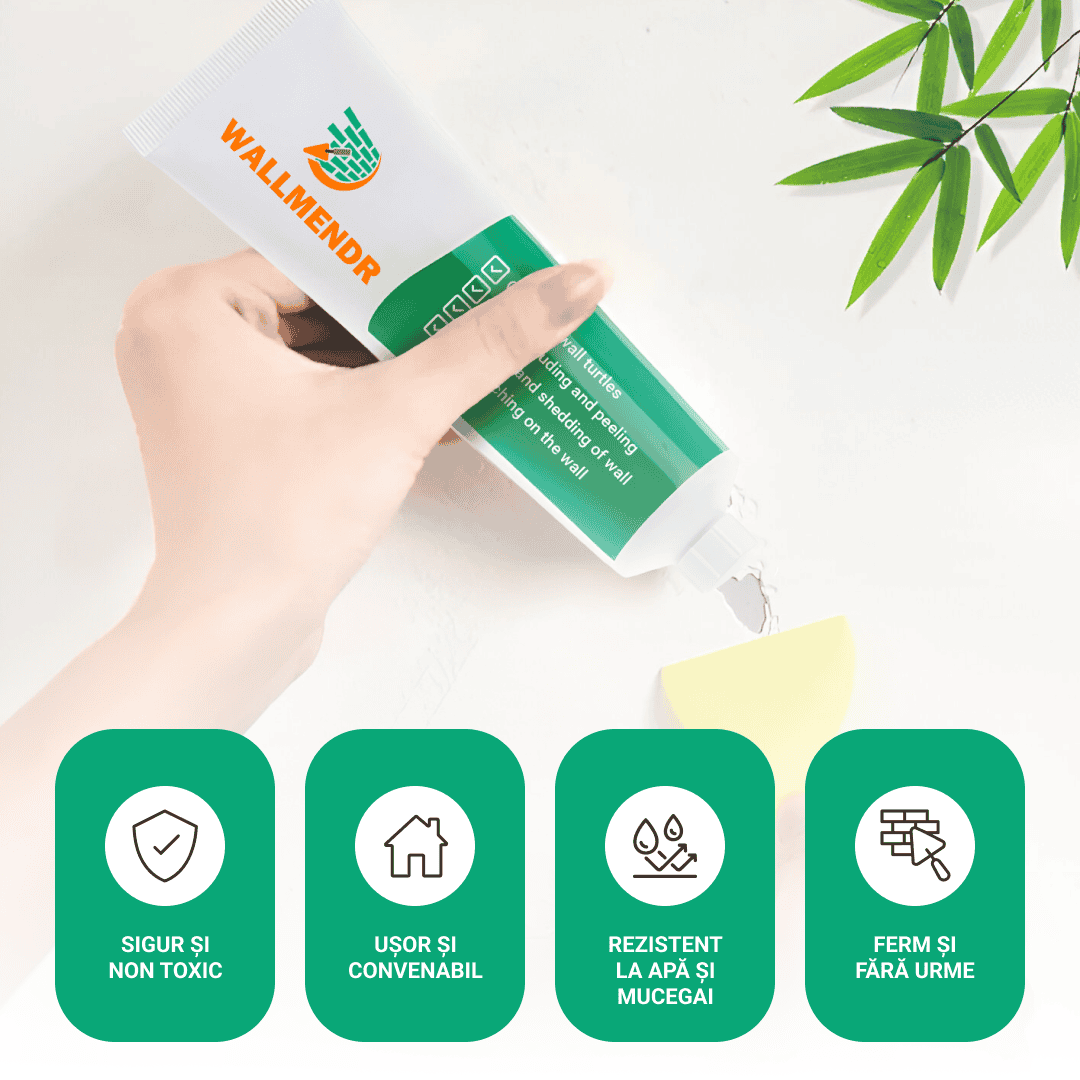 WALLMENDR® – Kit Reparare Pereți & Acoperire Pete (1+1 GRATIS) - imagine 6