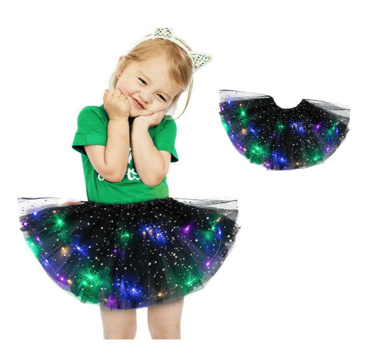 Fusta tutu cu lumini LED multicolore - imagine 4