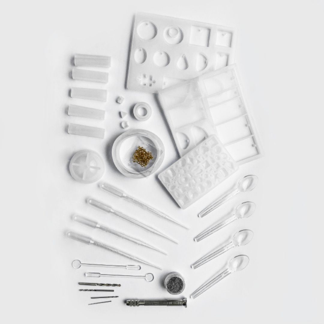 GLUESY®️ Set de sabloane pentru crearea manuala a cristalelor (83 bucati) - imagine 2
