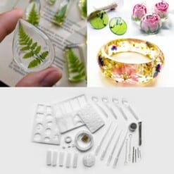 GLUESY®️ Set de sabloane pentru crearea manuala a cristalelor (83 bucati)