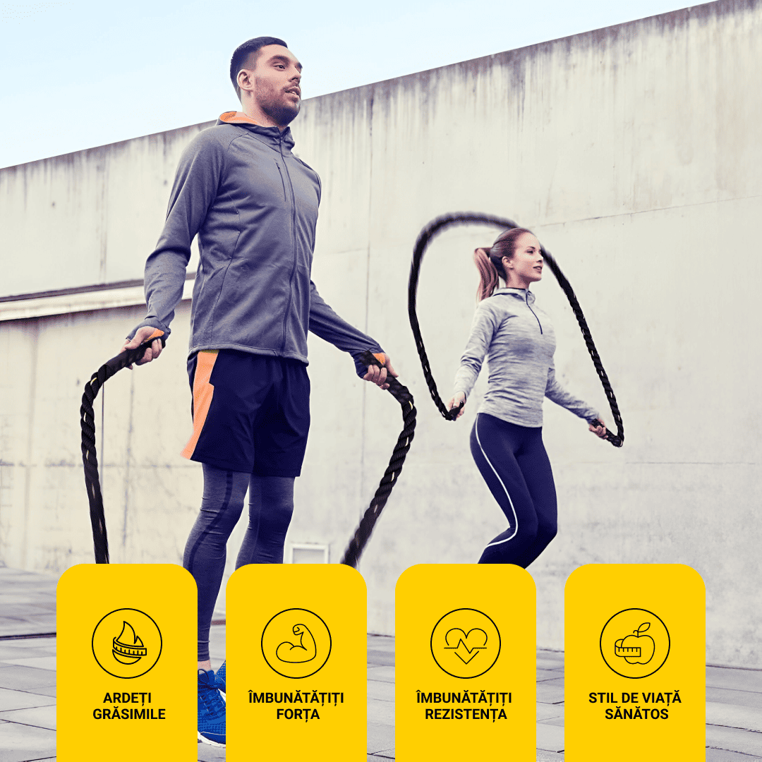 MUSCLEBUDDY®️ Coarda cu greutati - imagine 4