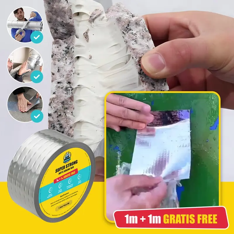 RHINOSTRONG® - BANDĂ SUPER REZISTENTĂ PENTRU CELE MAI DIFICILE TREBURI! (1m+1m GRATUIT)