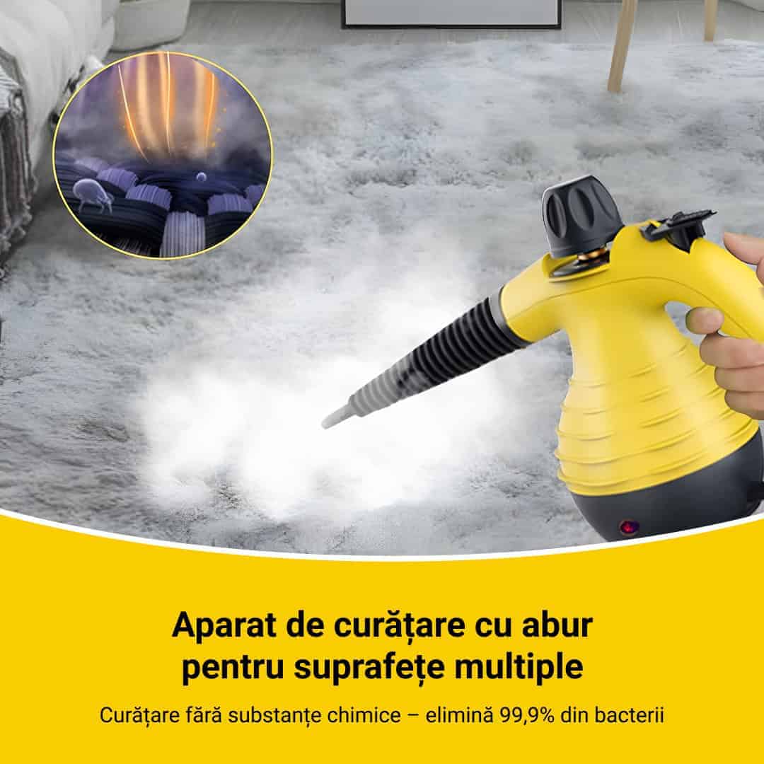 STEAMY® Vaporetto cu aer comprimat – Totul într-unul cu 9 accesorii exclusive - imagine 2