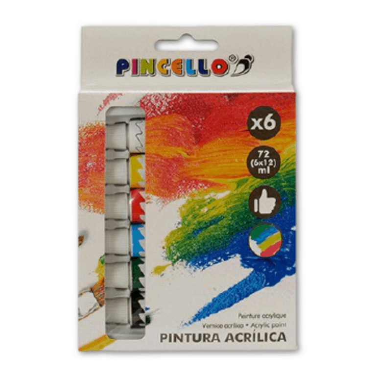Vopsea acrilica (6 bucati) - imagine 2
