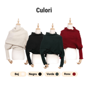 Alternative view of CozyWrap™ – Eșarfa 2-în-1 care se transformă într-un pulover
