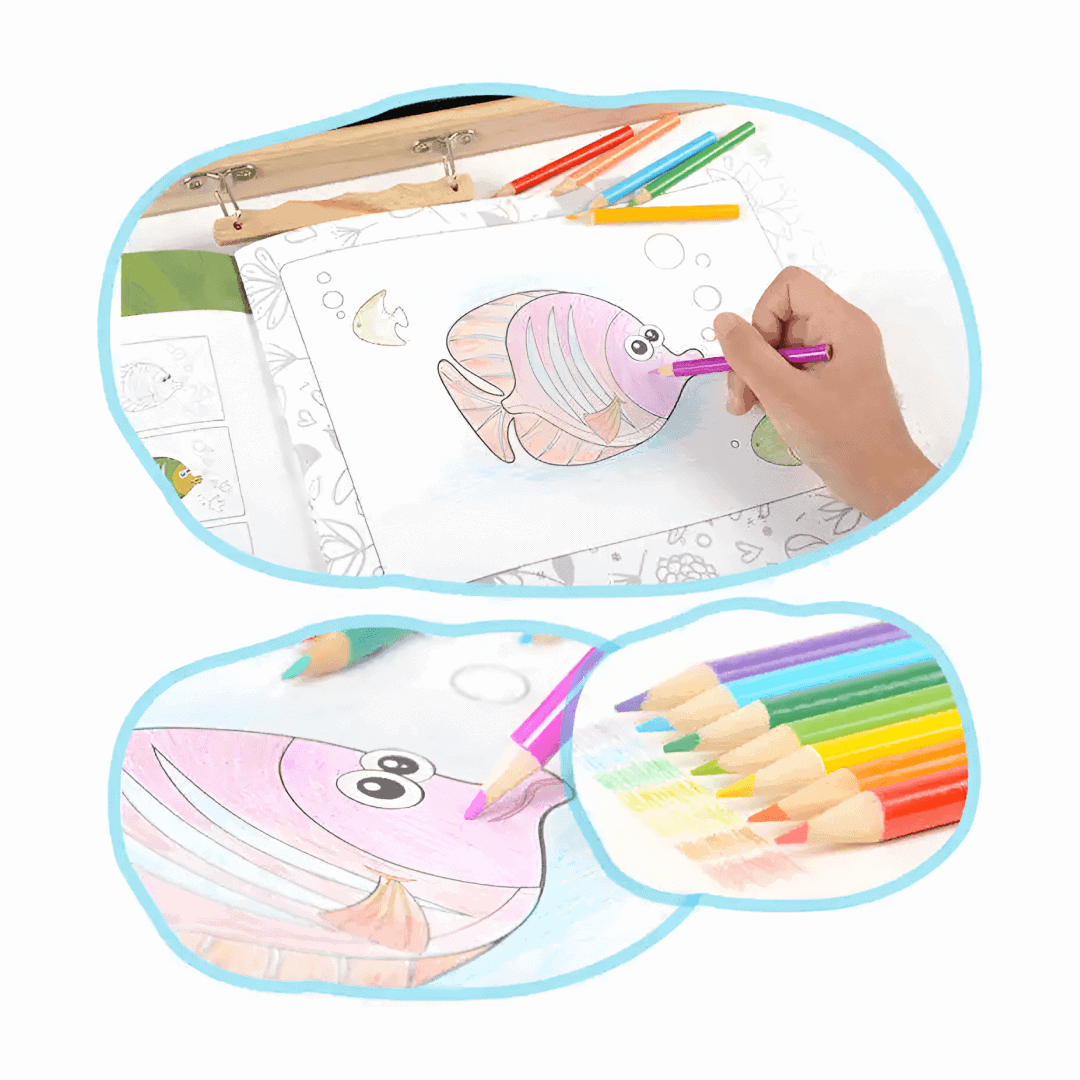 SET DE PICTURĂ ŞI DESEN + GRATUIT o carte de colorat! - imagine 2
