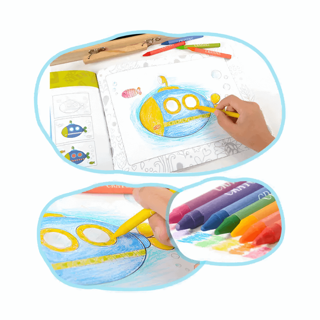 SET DE PICTURĂ ŞI DESEN + GRATUIT o carte de colorat! - imagine 3