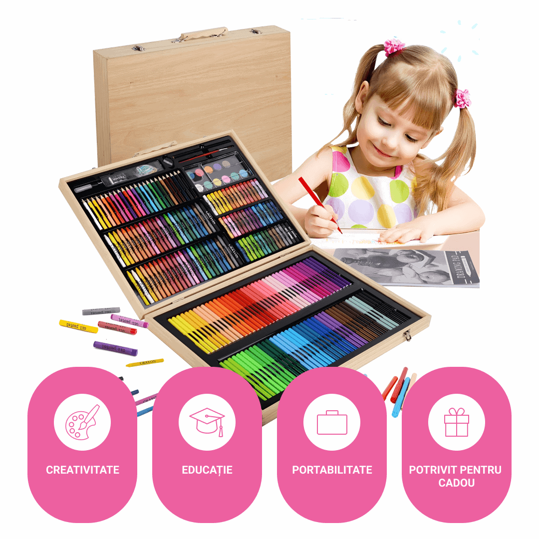 SET DE PICTURĂ ŞI DESEN + GRATUIT o carte de colorat! - imagine 5