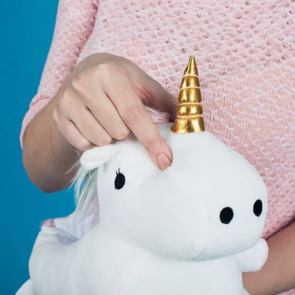 Papuci De Casă Cu Unicorni Și LED - imagine 6