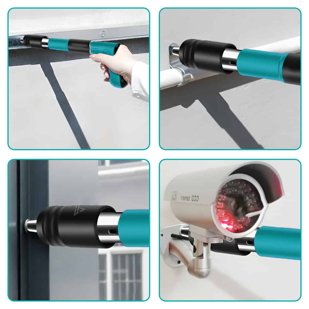 RHINOFIX Rivetslammer PRO – unealtă de batere cu arc pentru beton și oțel + GRATUIT cutie și 50 de cuie - imagine 2