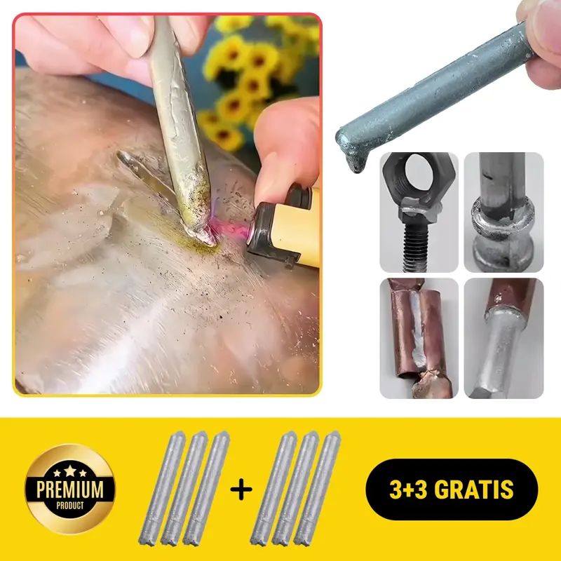 BRAZERODS™ – Tije pentru Sudură și Brazare din Aluminiu (3+3 GRATIS!)