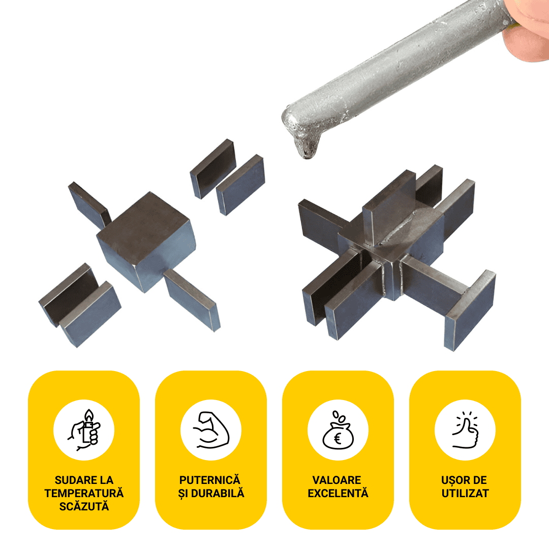 BRAZERODS™ – Tije pentru Sudură și Brazare din Aluminiu (3+3 GRATIS!) - imagine 5