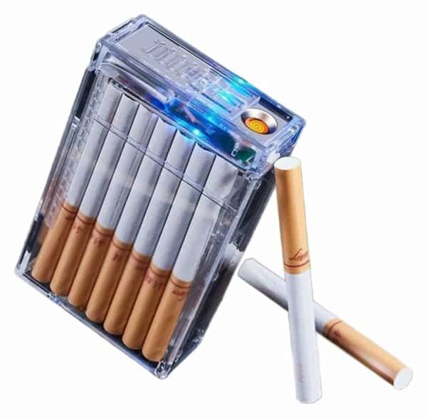 TABACHERĂ CU BRICHETĂ ELECTRICĂ LIGHTERCASE™ - imagine 6
