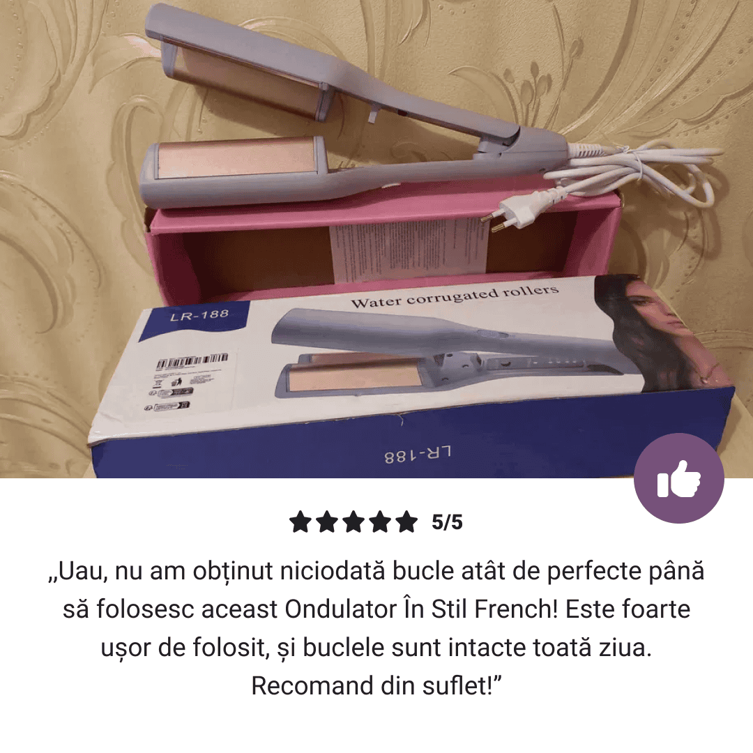 VIRON – creează valuri franțuzești în câteva secunde și bucură-te de ele toată ziua + CADOU - imagine 8