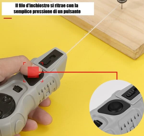 MARKER CU CERNEALĂ RETRACTABIL AUTOMAT ELECTRIC + GRATUIT 100ML CERNEALĂ + 2 X BATERII AAA INKLINEZ™ - imagine 8