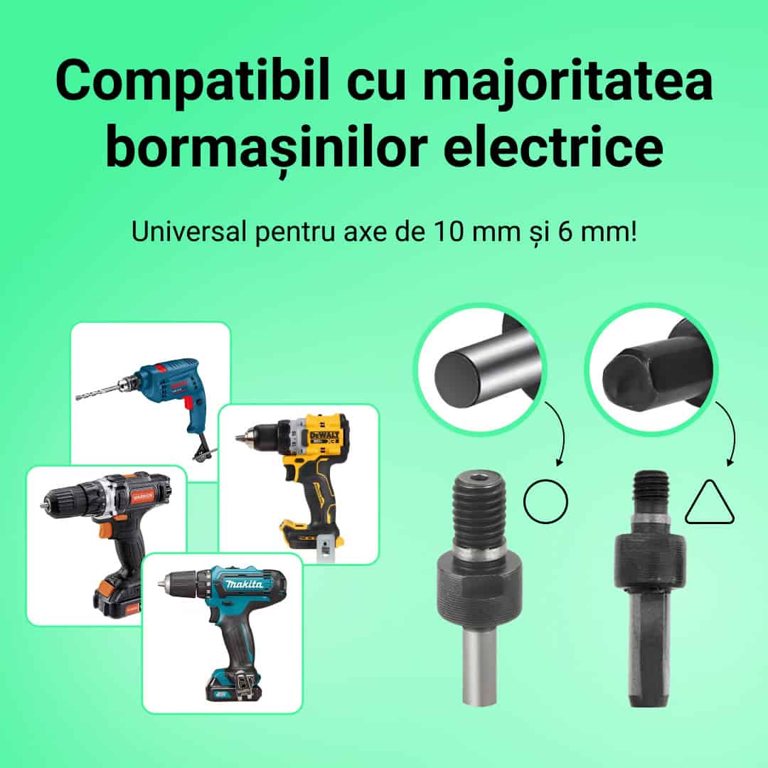 Adaptor Unghiular Pentru Burghiu Electric DrillGrinda™ - imagine 3