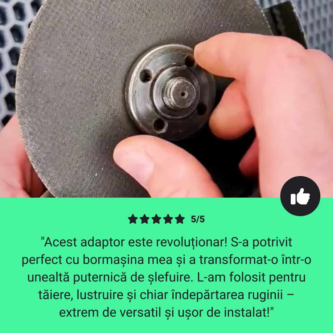 Adaptor Unghiular Pentru Burghiu Electric DrillGrinda™ - imagine 6