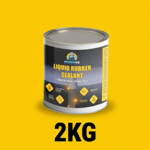 RHINOFIX GroutFlex – Sigilant din cauciuc lichid pentru crăpături, scurgeri și impermeabilizare (disponibil în diferite dimensiuni) - 2kg
