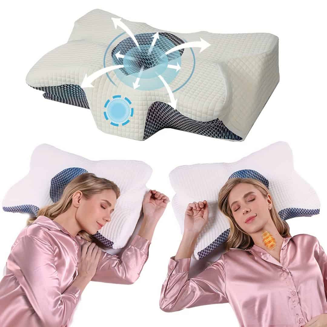ErgoDream™ - Pernă Ergonomică din Spumă cu Memorie - imagine 5