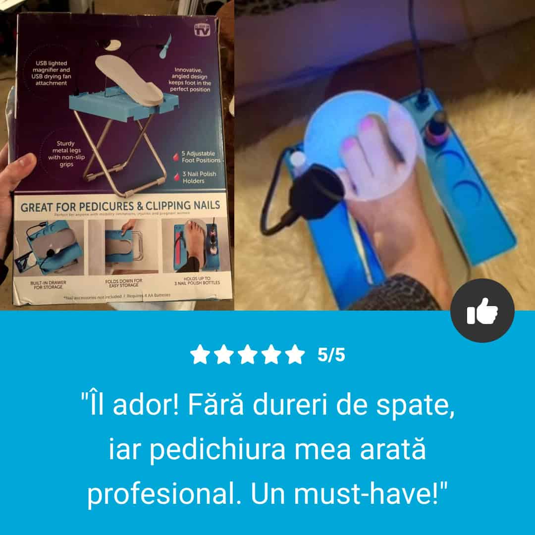 NailEase ™ - Stație Portabilă pentru Îngrijirea Unghiilor - imagine 7