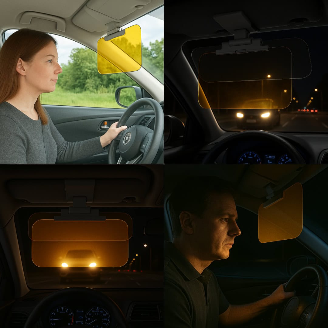 VISORSHIELD™ VIZOR ANTI-ORBIRE PENTRU MAȘINĂ ÎMPOTRIVA RAZELOR UV ȘI A SOARELUI - imagine 5