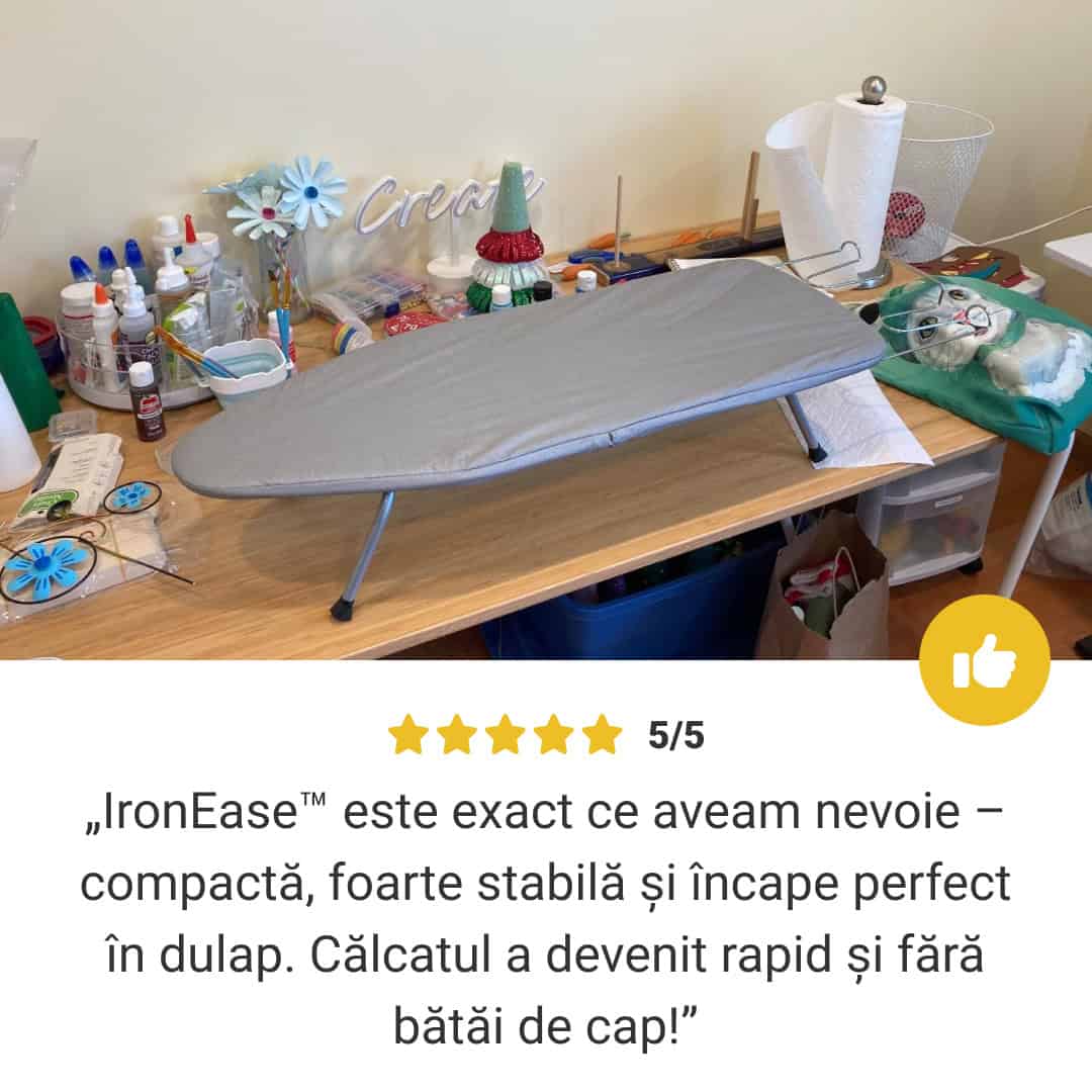 IronEase™ - Masă de călcat pliabilă - imagine 7