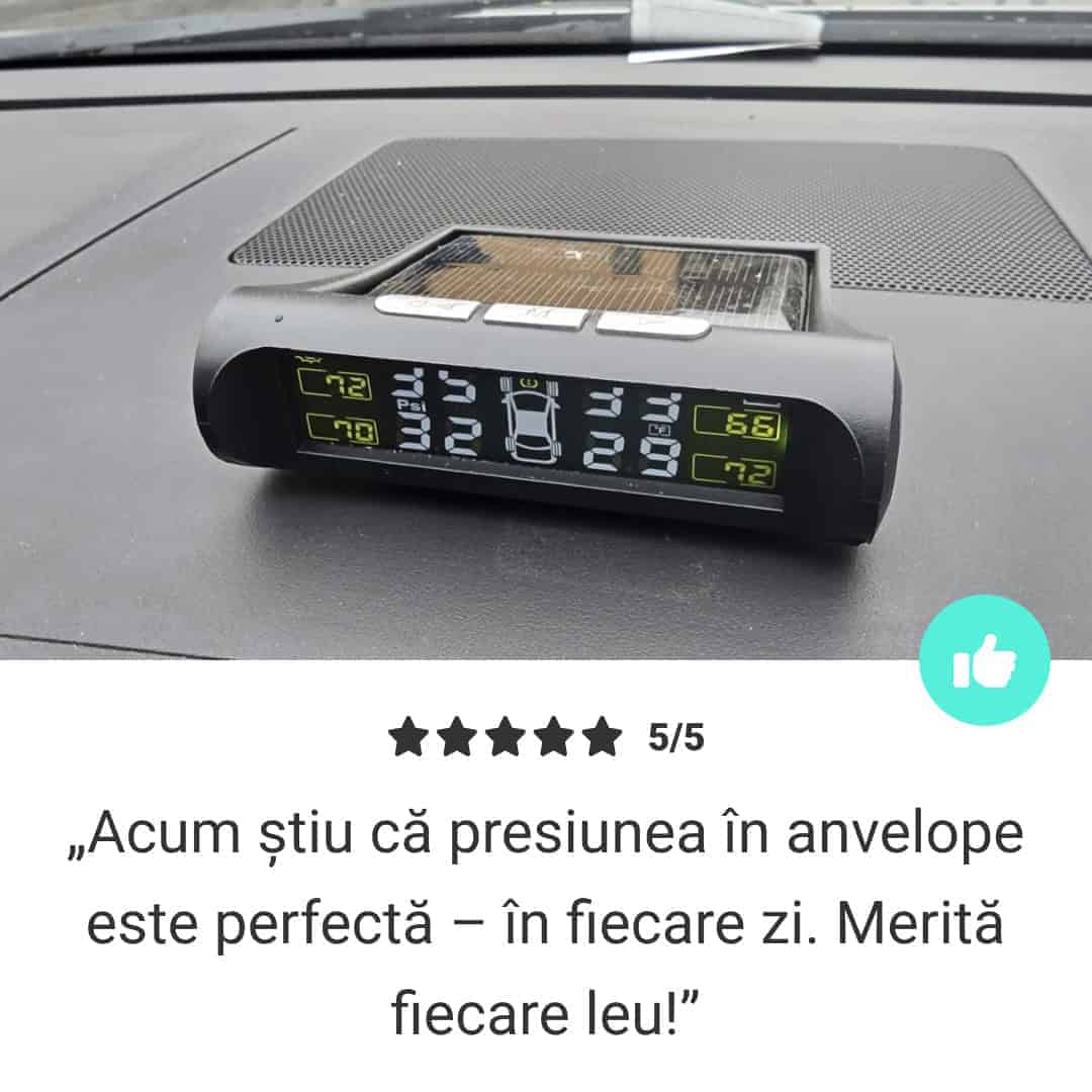 Riboton™ - Sistem de Monitorizare a Presiunii Anvelopelor Solar - imagine 7