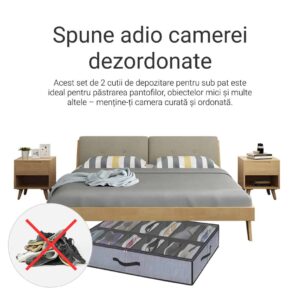 Alternative view of StoreEase™ - Organizator pantofi sub pat - 1+1 Gratuit