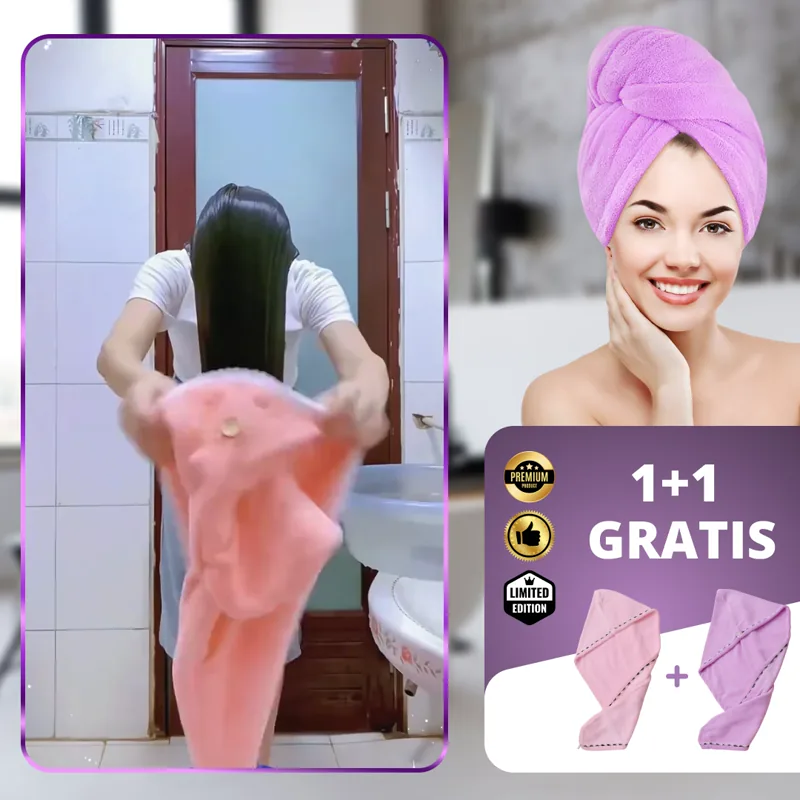 HAIRGLOW® – Prosop Pentru Păr cu Uscare Rapidă (1+1 GRATIS)