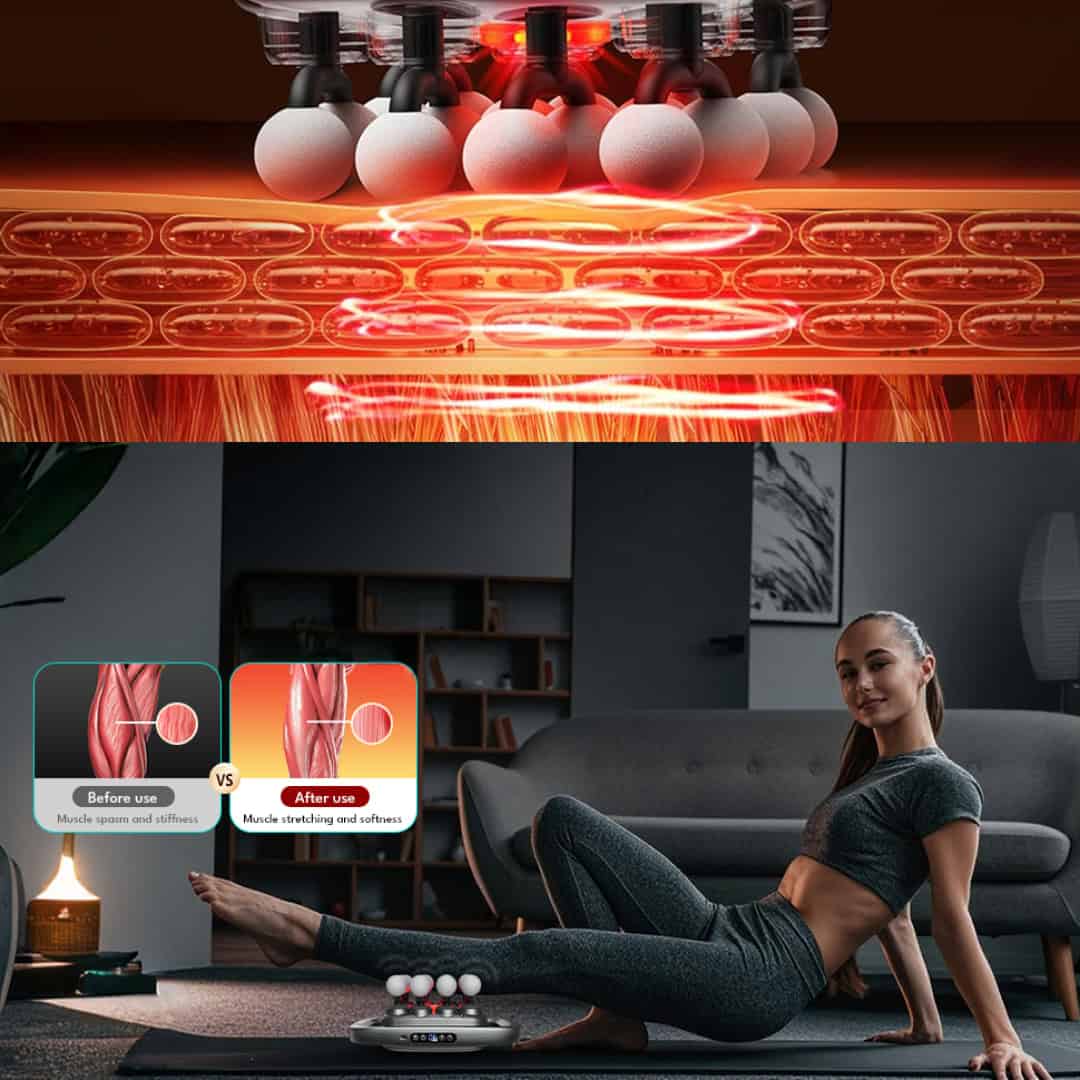 Avelor™ - Dispozitiv de masaj cu 16 capete - imagine 2