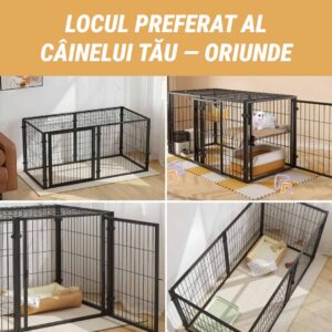 Alternative view of Pawz™ - Țarc pliabil multifuncțional pentru câini cu ușă și acoperiș detașabil