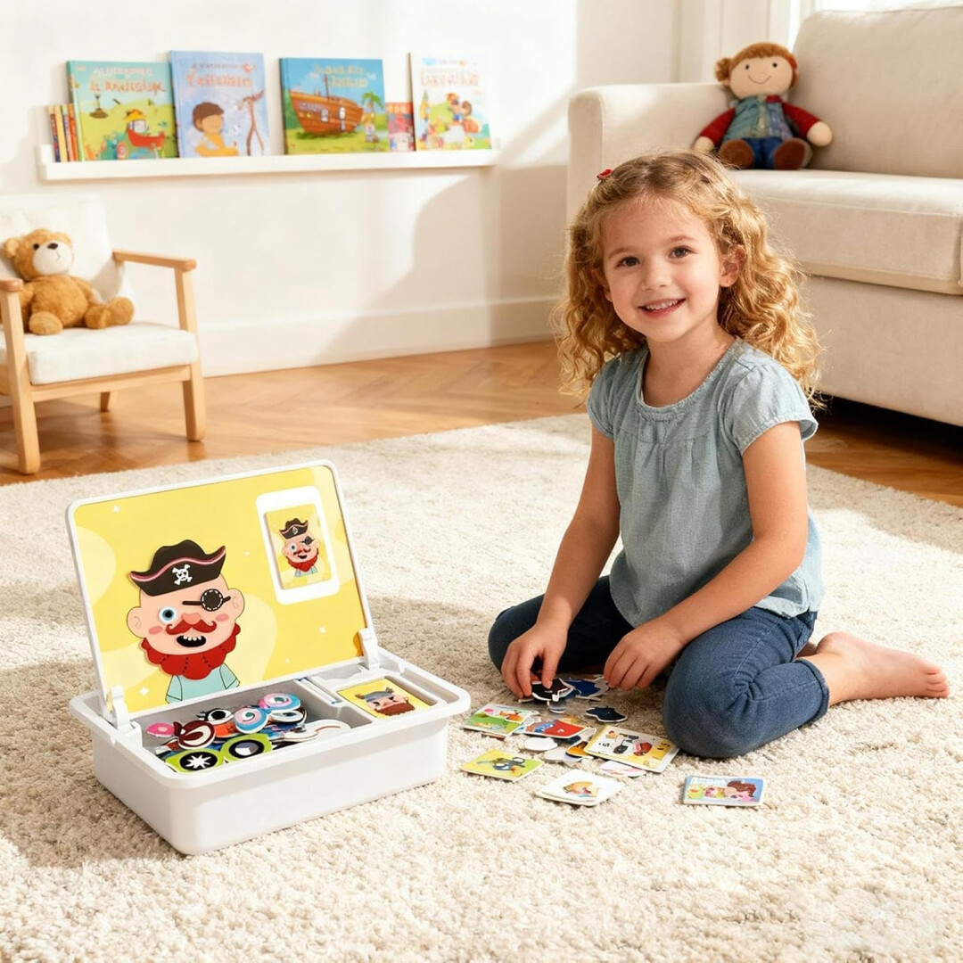 FaceBoard™ – Placă Magnetică Puzzle pentru Față - imagine 2